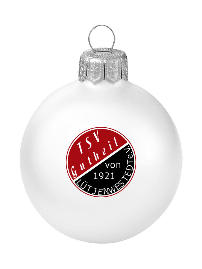 Weihnachtskugel Logo 8cm