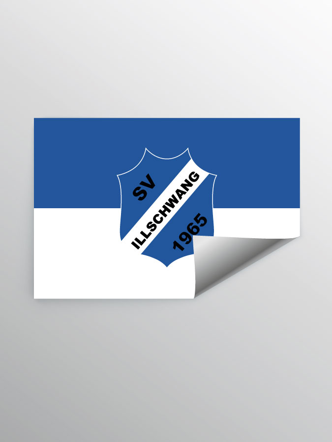 Aufkleber DIN A7 Logo