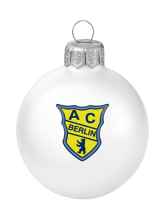 Weihnachtskugel Logo 8cm