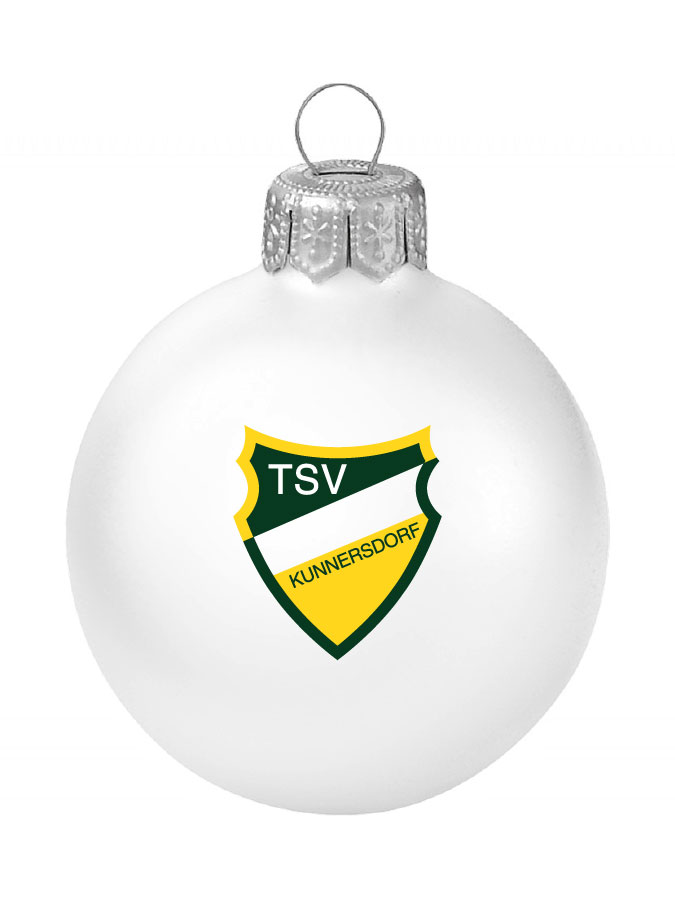 Weihnachtskugel Logo 8cm