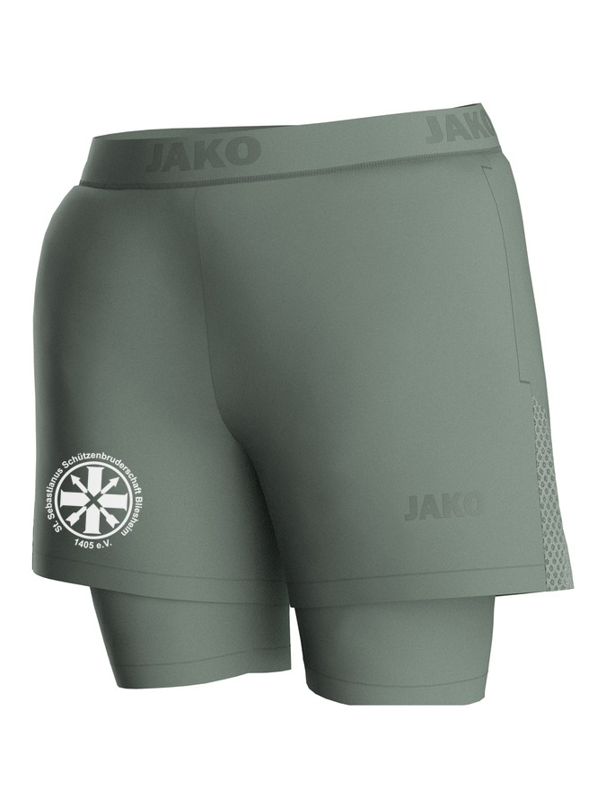 Jako 2-in-1-Short Power Damen