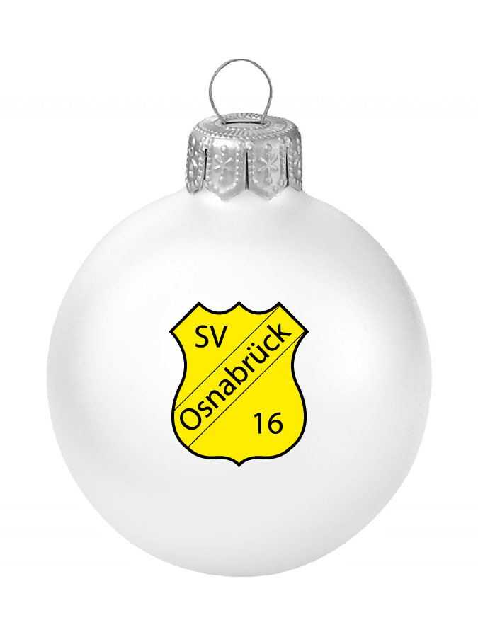 Weihnachtskugel Logo 8cm