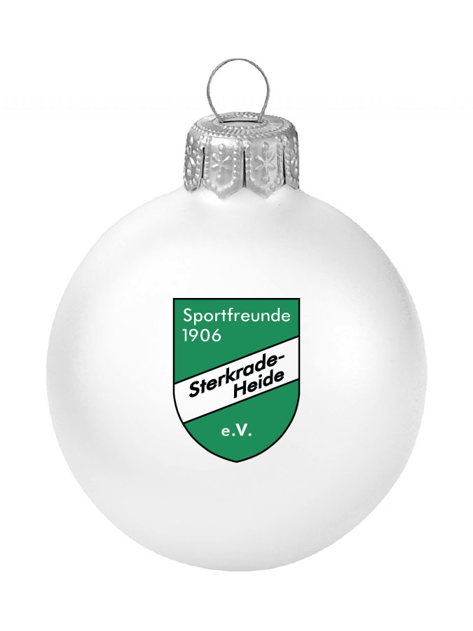 Weihnachtskugel Logo 8cm