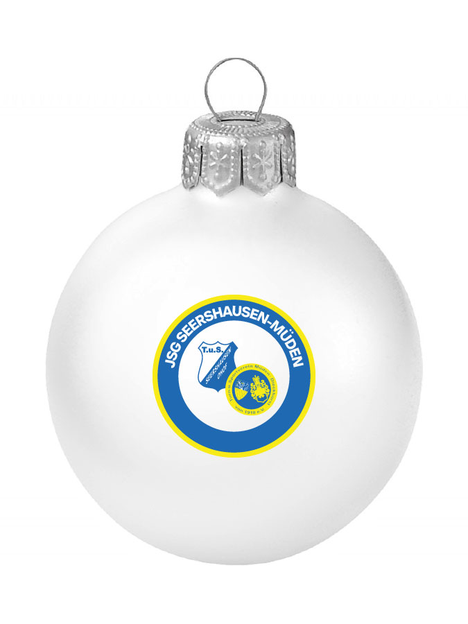 Weihnachtskugel Logo 8cm