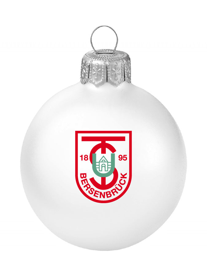 Weihnachtskugel Logo 8cm