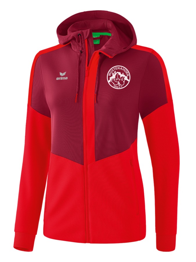 Erima Squad Trainingsjacke mit Kapuze Damen