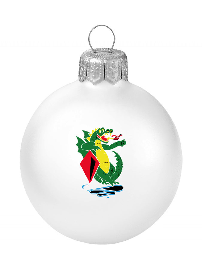Weihnachtskugel Logo 8cm