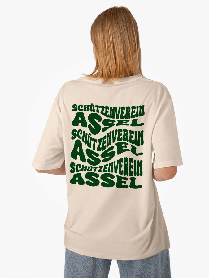 Oversized Shirt Wavy Damen