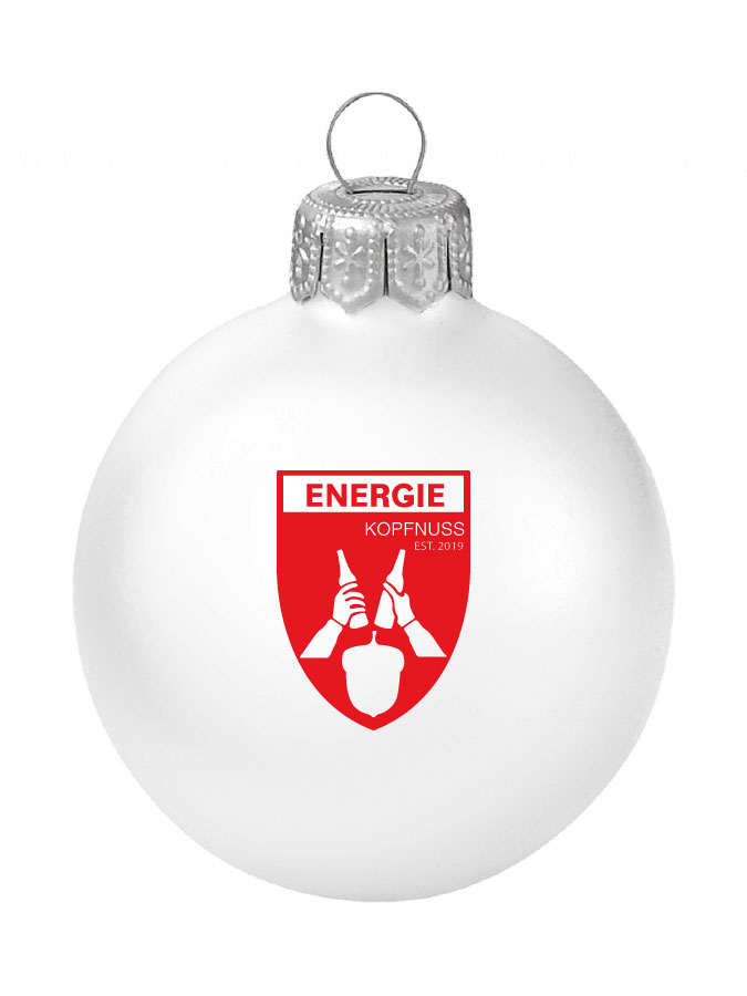 Weihnachtskugel Logo 8cm