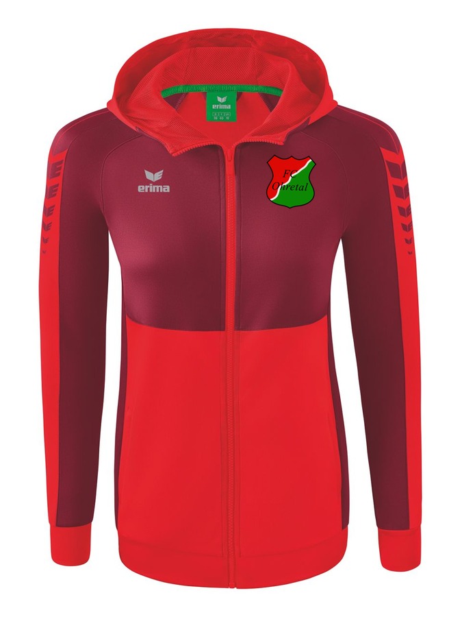 Erima Six Wings Trainingsjacke mit Kapuze Damen