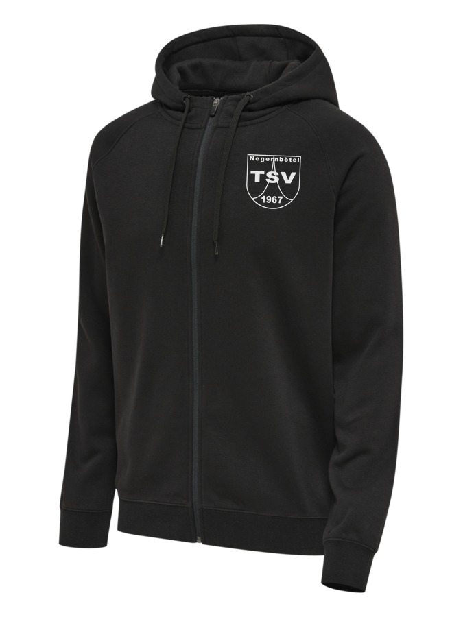 Hummel Red Classic Zip Hoodie