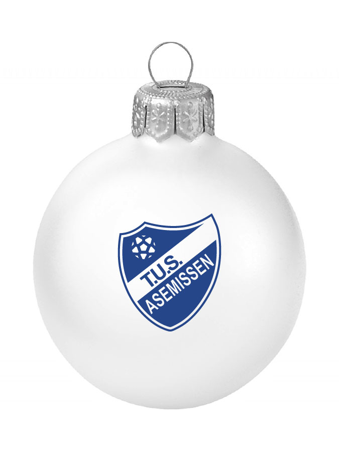 Weihnachtskugel Logo 8cm