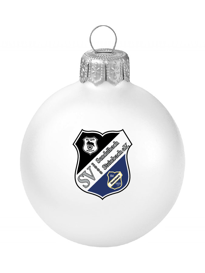 Weihnachtskugel Logo 8cm