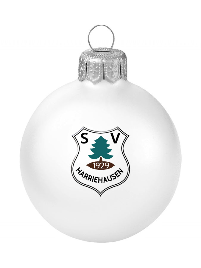 Weihnachtskugel Logo 8cm