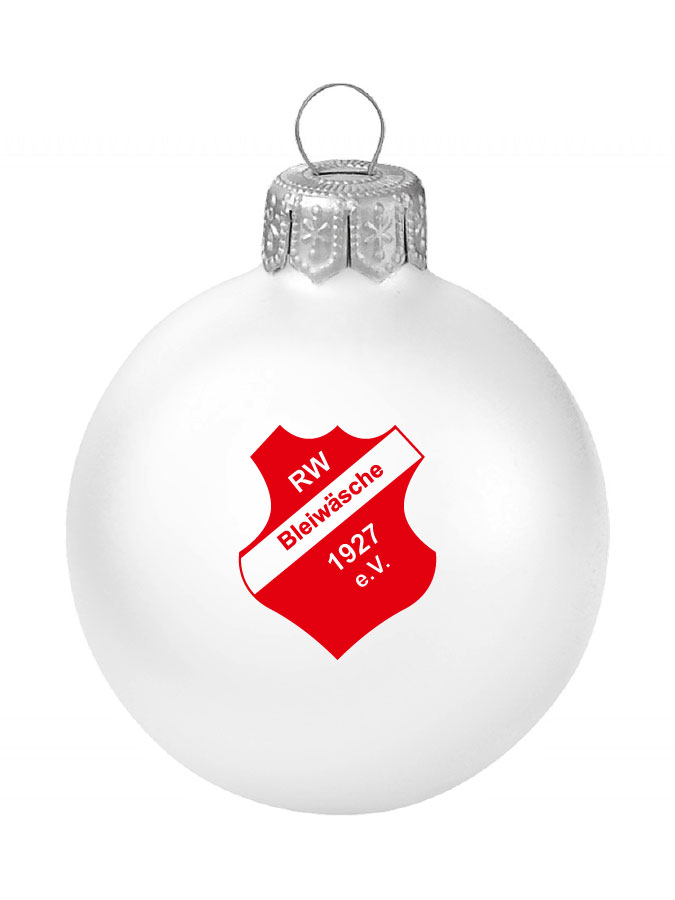 Weihnachtskugel Logo 8cm