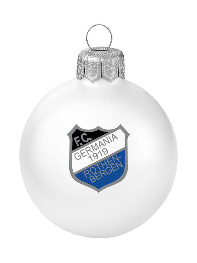 Weihnachtskugel Logo 8cm