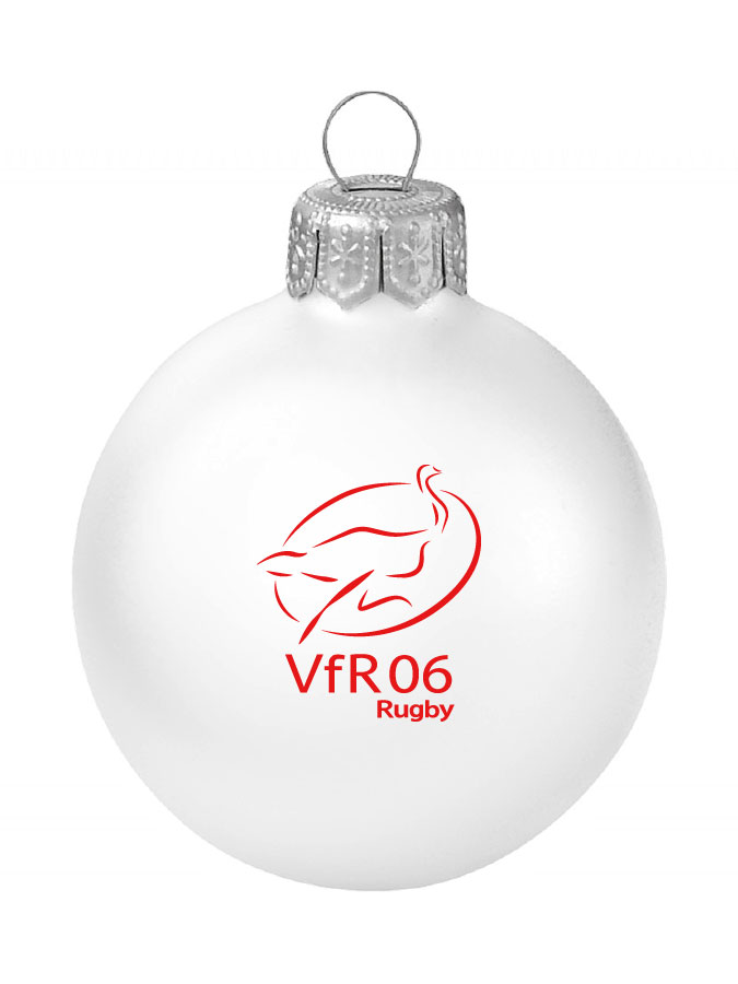 Weihnachtskugel Logo 8cm