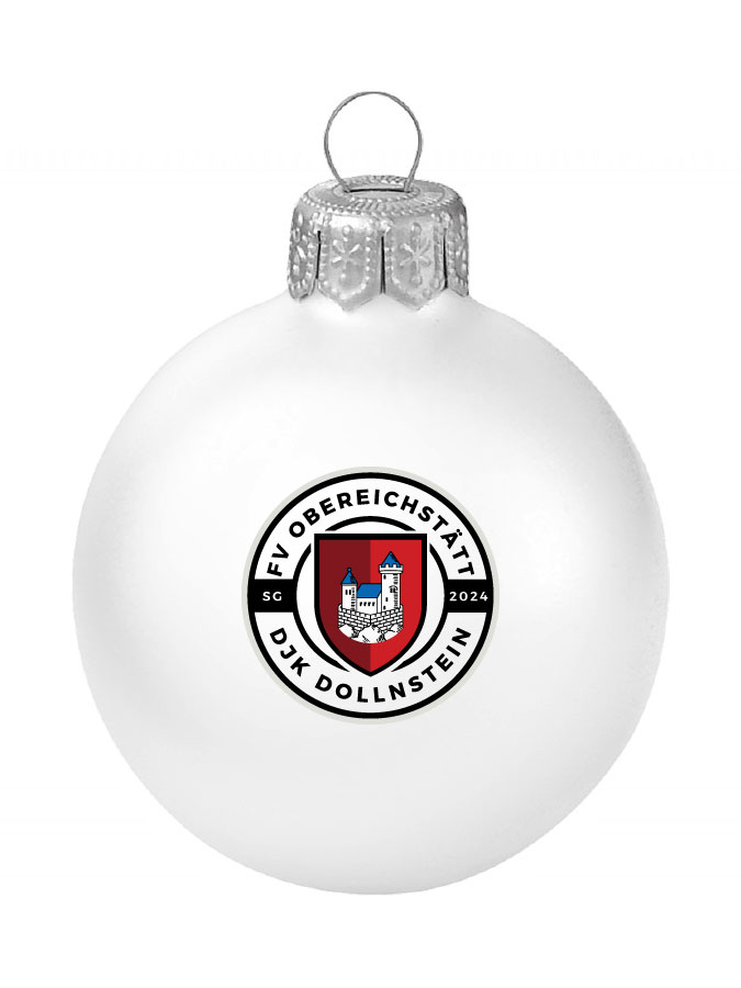 Weihnachtskugel Logo 8cm