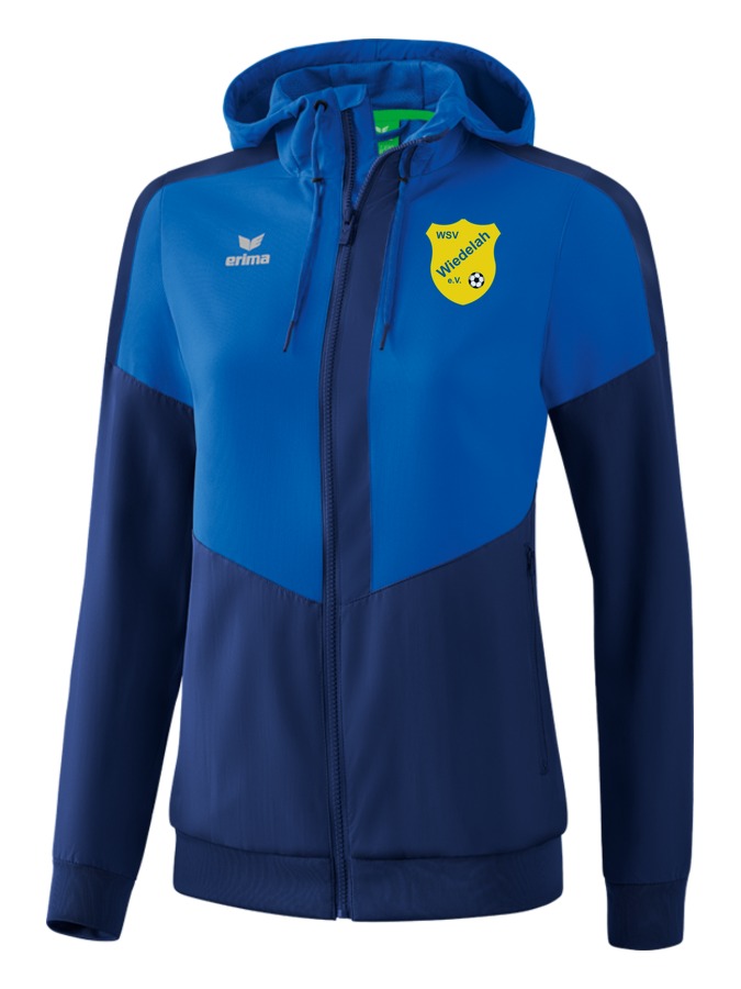 Erima Squad Tracktop Jacke mit Kapuze Damen