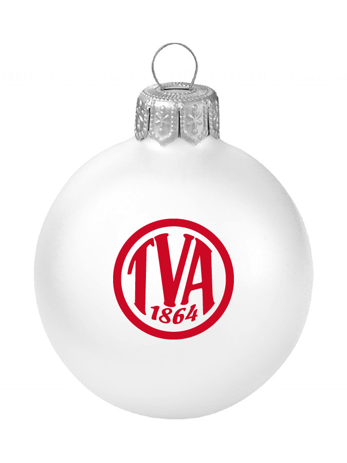 Weihnachtskugel Logo 8cm