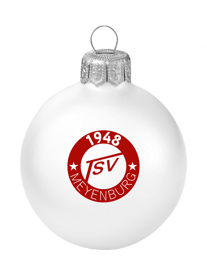 Weihnachtskugel Logo 8cm
