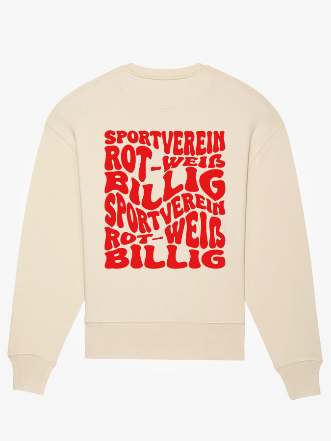 Sweatshirt Oversized Wavy Herren