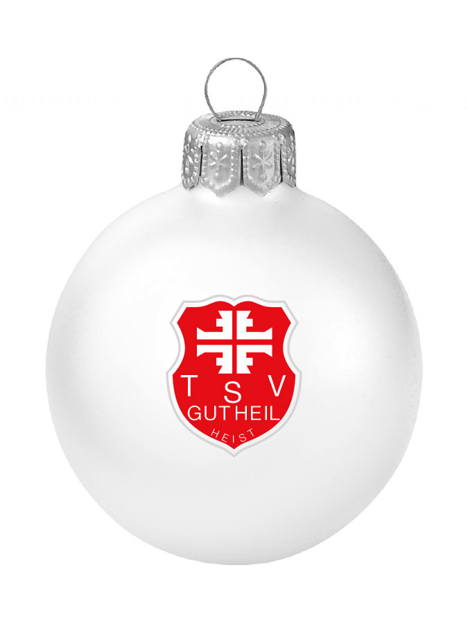 Weihnachtskugel Logo 8cm
