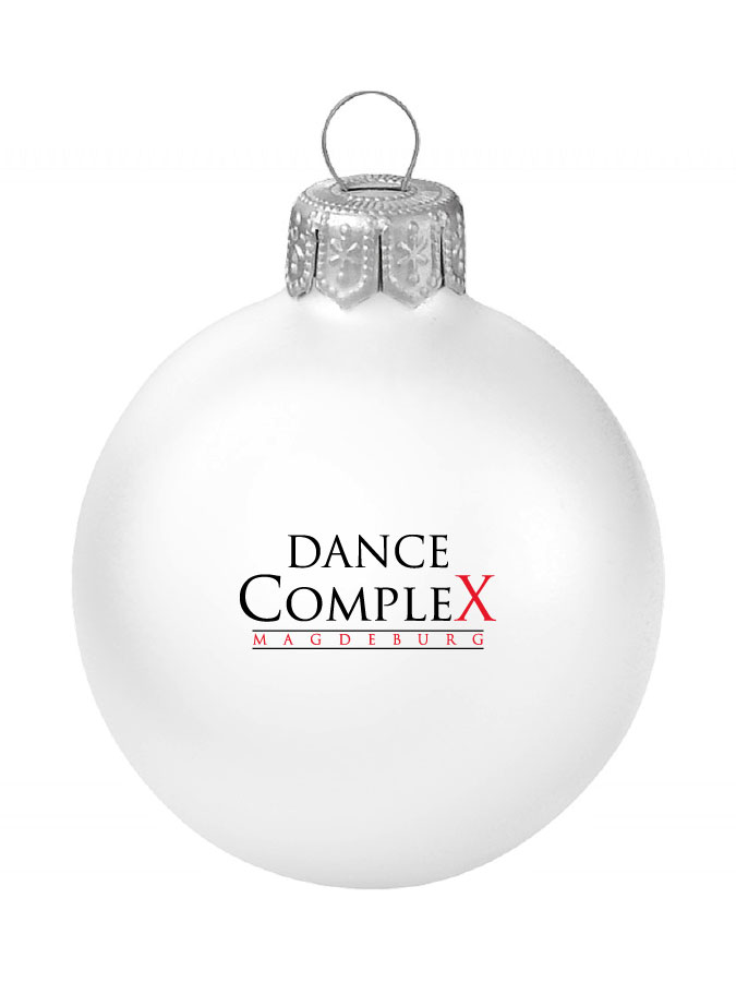 Weihnachtskugel Logo 8cm