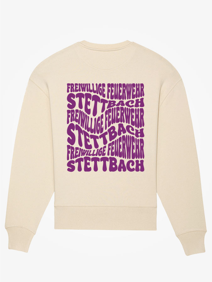 Sweatshirt Oversized Wavy Herren