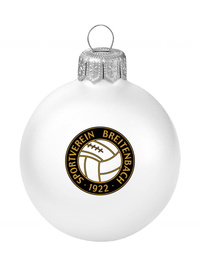 Weihnachtskugel Logo 8cm