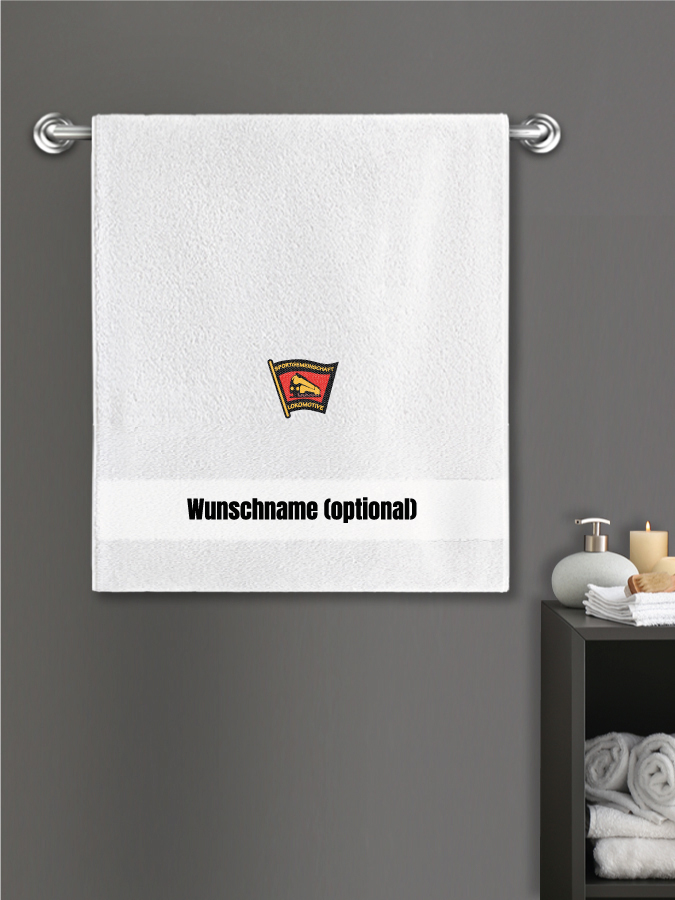 Badehandtuch Team Sticklogo