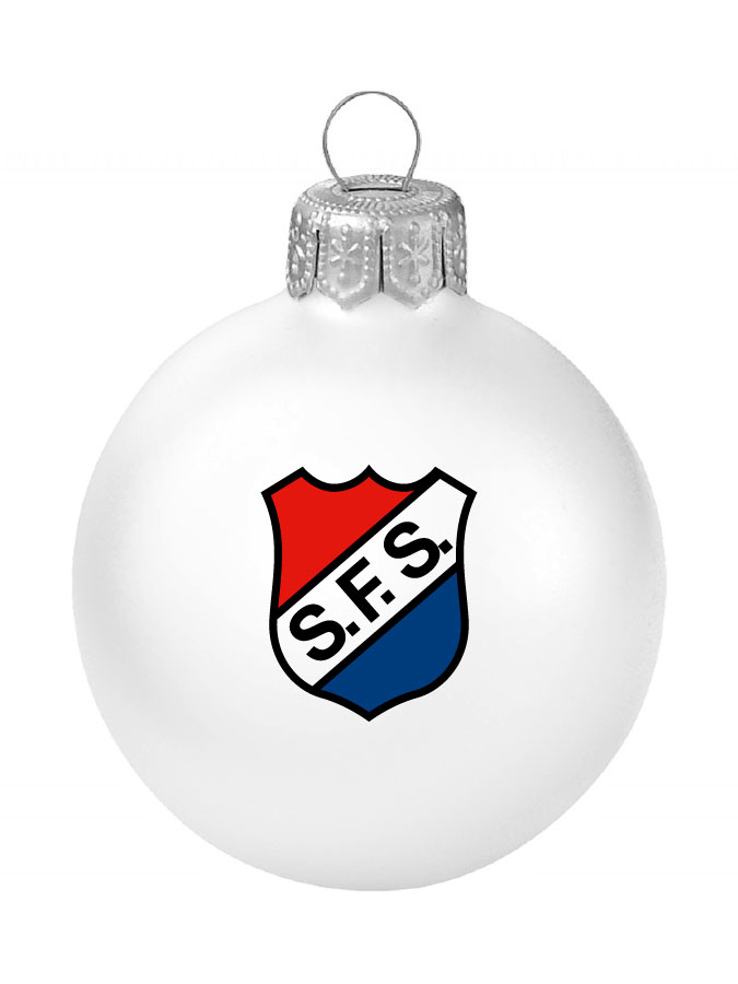 Weihnachtskugel Logo 8cm