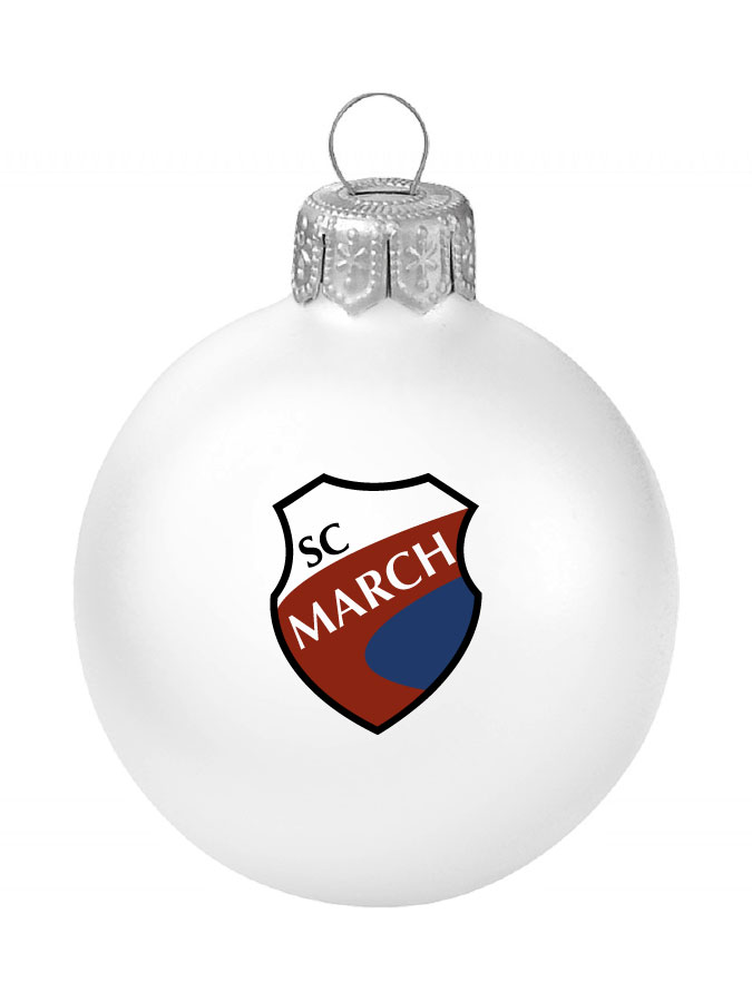 Weihnachtskugel Logo 8cm