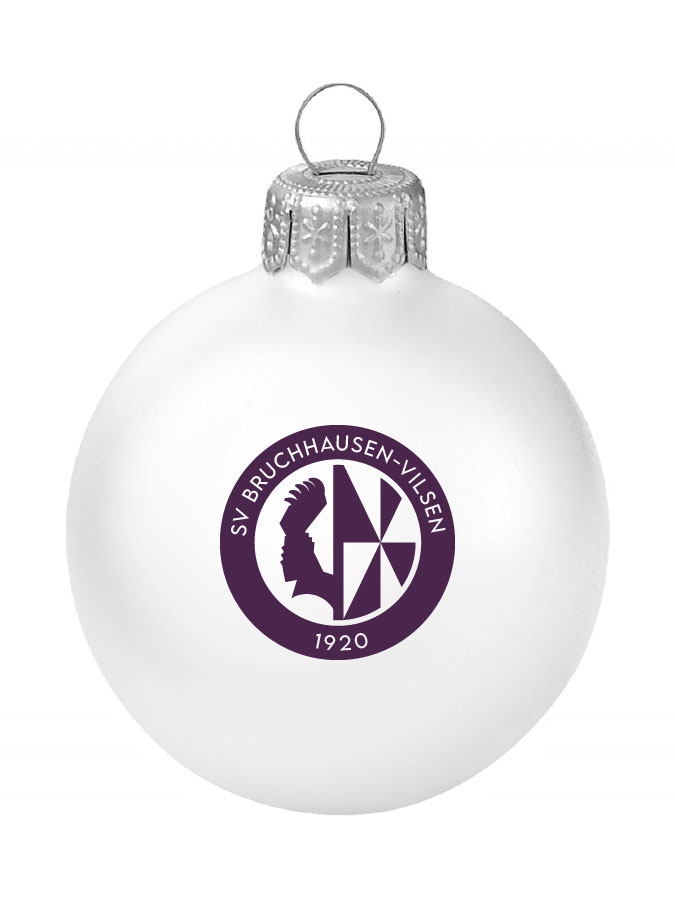 Weihnachtskugel Logo 8cm