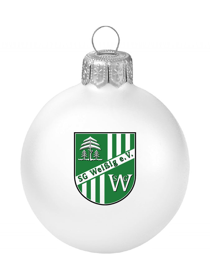 Weihnachtskugel Logo 8cm