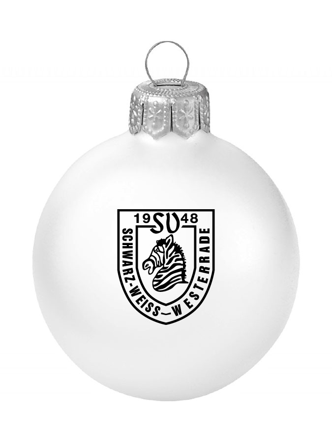 Weihnachtskugel Logo 8cm