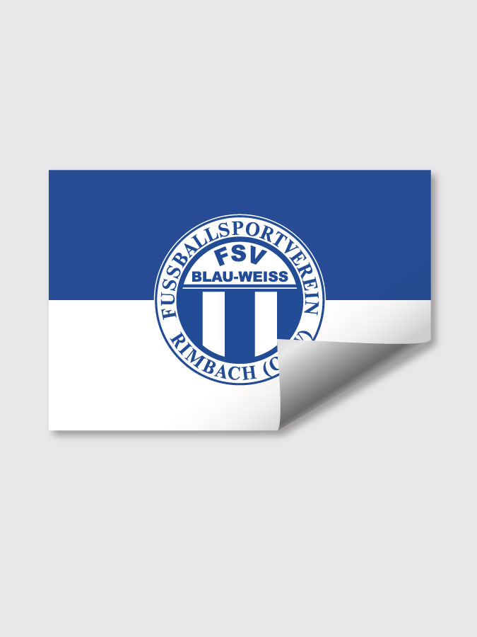 Aufkleber DIN A7 Logo