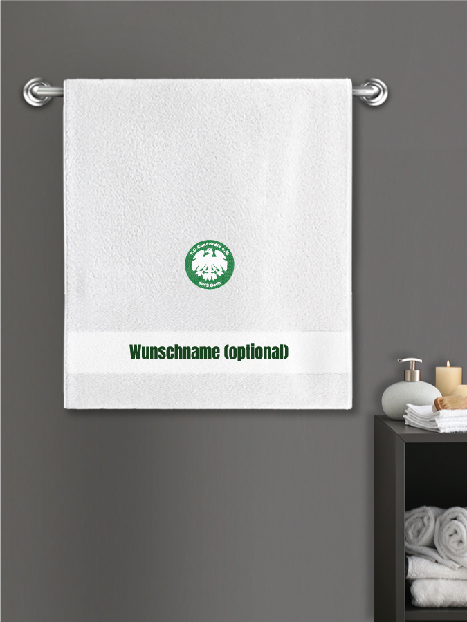 Badehandtuch Team Sticklogo