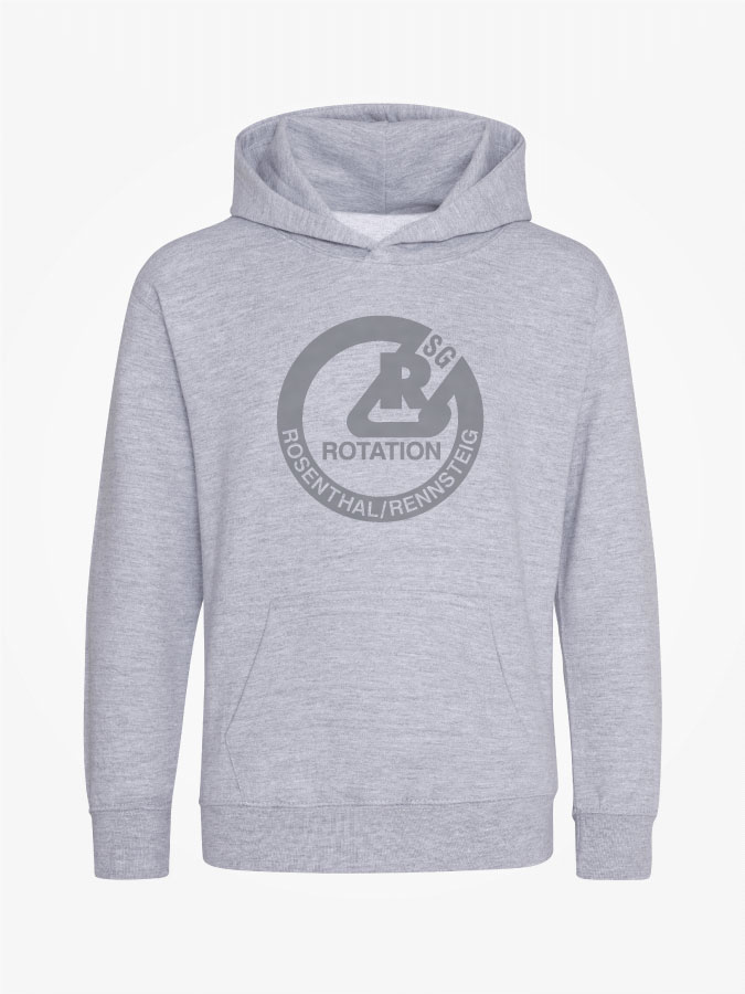 Hoodie All Grey Kids Unisex