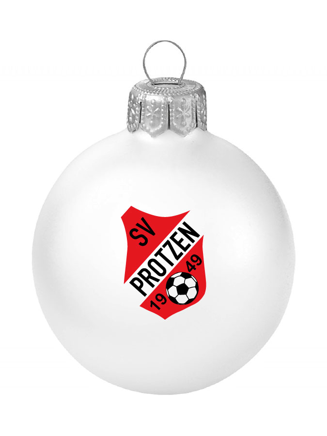 Weihnachtskugel Logo 8cm