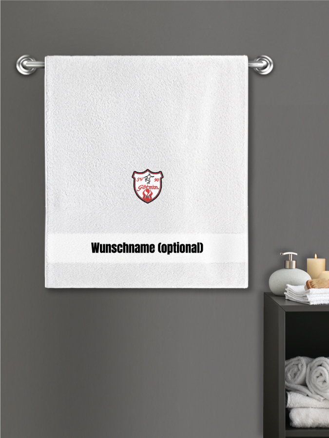 Badehandtuch Team Sticklogo