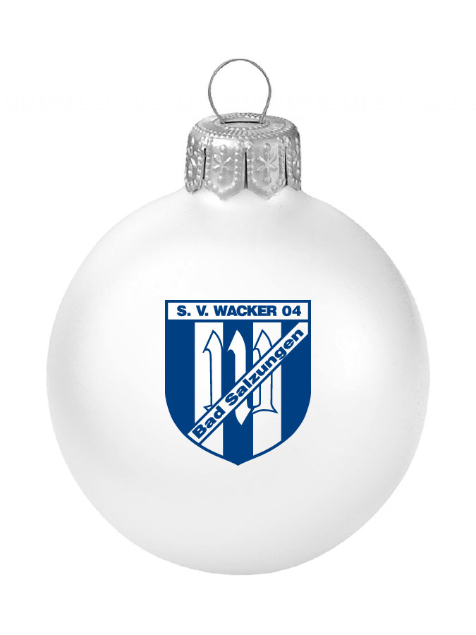 Weihnachtskugel Logo 8cm
