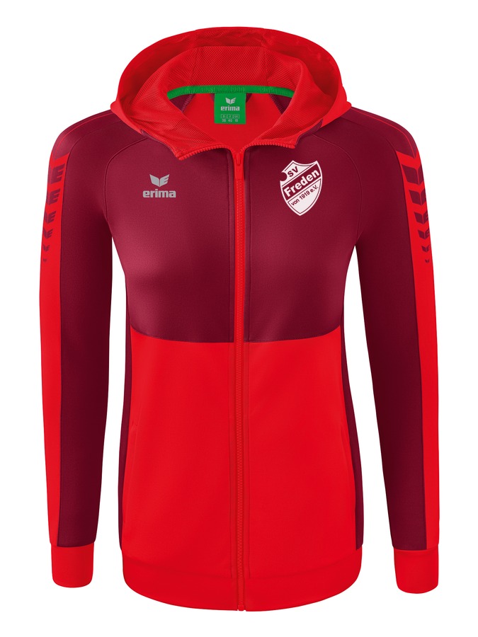 Erima Six Wings Trainingsjacke mit Kapuze Damen