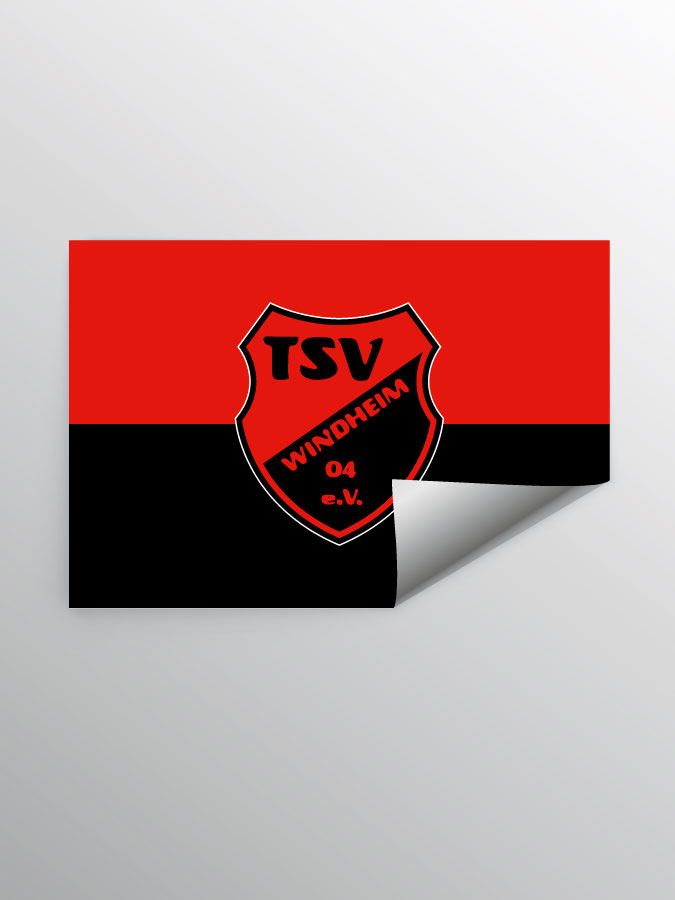 Aufkleber DIN A7 Logo