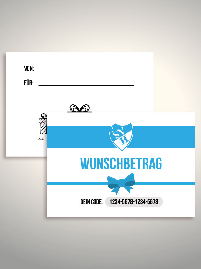 Geschenkgutschein per Versand (Weiß)