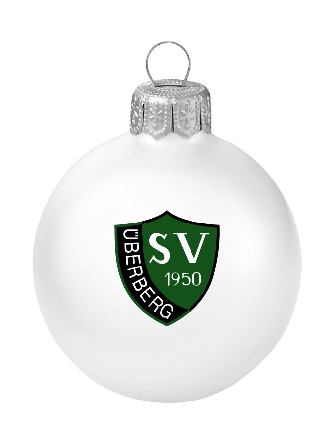 Weihnachtskugel Logo 8cm
