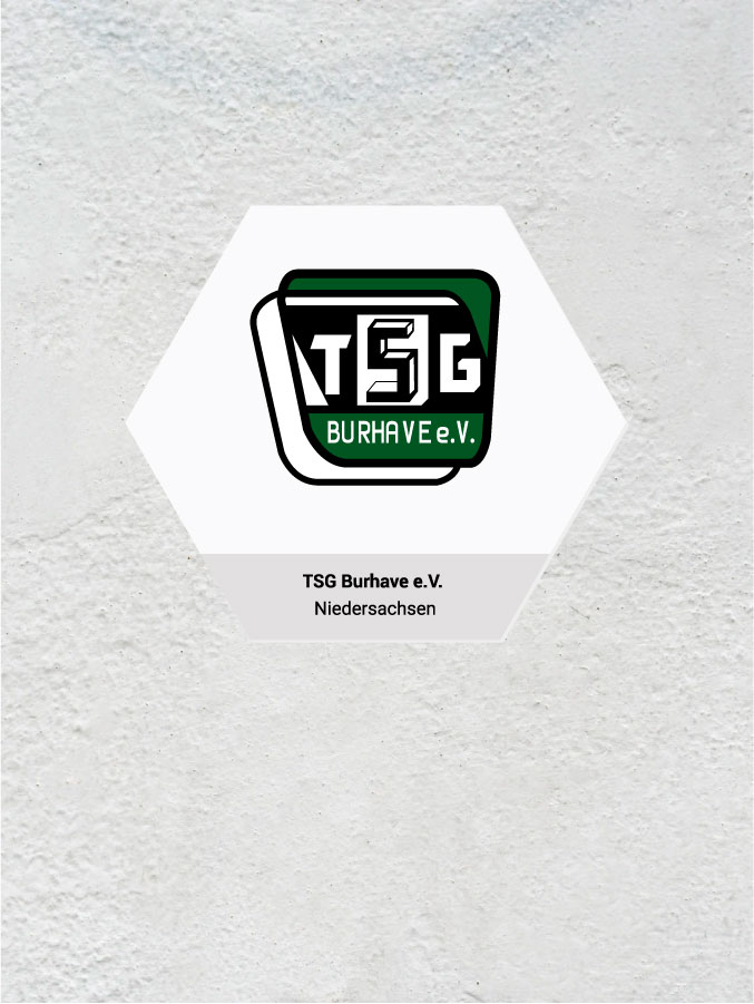 Wandkachel Hexagon mit Logo