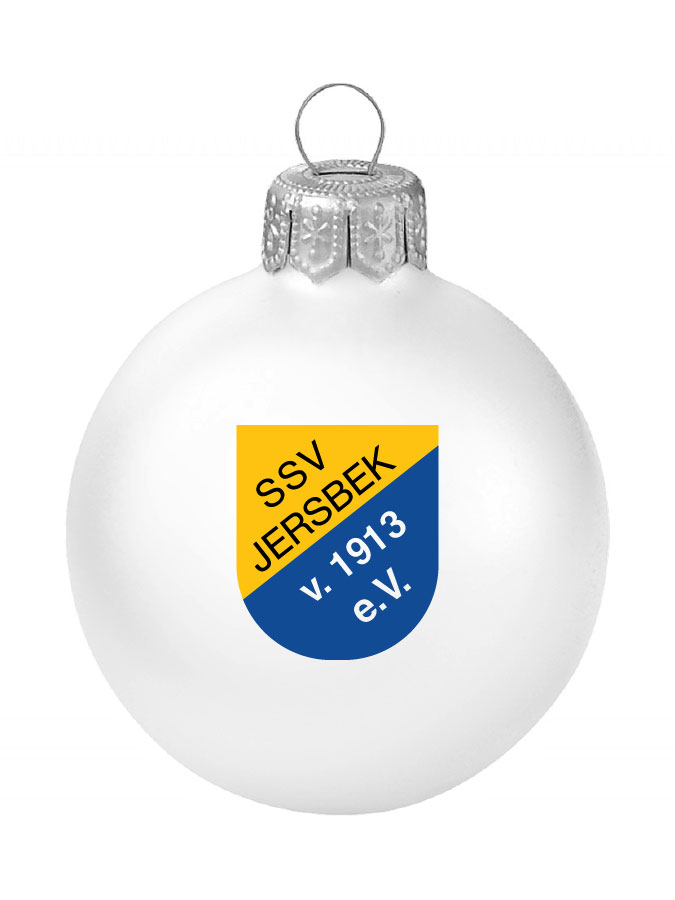 Weihnachtskugel Logo 8cm