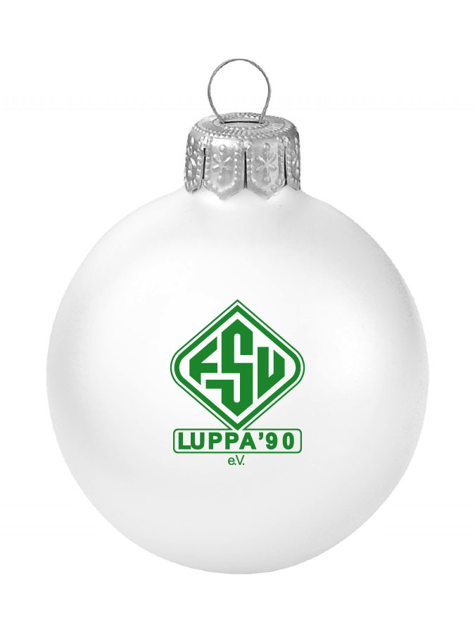 Weihnachtskugel Logo 8cm