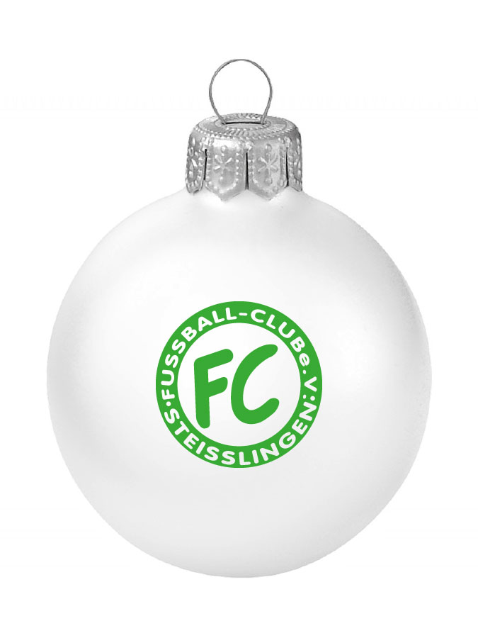 Weihnachtskugel Logo 8cm